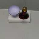 REPTI ZOO 100W Reptile Heat Lamp Bulbs Combo, Upgraded 2 Pack Day & Night Basking Spot Light, UVA Daylight Heating Lamp & Infrared Heat Lamp for Reptiles & Amphibians