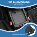 for Jeep JL Center Console Storage Safe Box with Key Lock for Jeep Wrangler JL JLU 2018+ for Gladiator JT 2020+ Black Interior Accessories