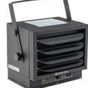 Comfort Zone Hard-Wired Ceiling Mount Garage Electric Space Heater, Fan-Forced, 5,000 watt, 240 volt, Overheat Protection, Thermal Cut-Out Switch, Ideal for Workshop & Garage, ETL Compliant, CZ220BK (Black)