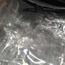 Clear Vinyl Curtains with Zippered Entry, 23oz Heavy Duty Waterproof Anti-UV and Tear-Resistant Tarpaulin with Grommets, Weatherproof Panels for Porch, Pergola, Gazebo, Balcony, Patio, Enclosure (7'H X 10'W, Black (Double Zipper))