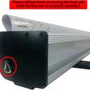Retractable Roll up Banner Stand 33.5''x 81'' Display Stand Conference Advertising Display Trade Show Stand for Store Sign, Weddings & Events - Portable Exhibit Display (Stand ONLY)