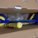 Self Balancing Kick Scooter with Light Up Wheels, Extra Wide Deck, 3 Wheel Platform, Foot Activated Brake, 75 lbs Limit, Kids & Toddlers Girls or Boys, for Ages 3 and Up