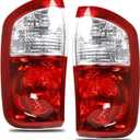 Tail Light Compatible With 2004 2005 2006 Toyota Tundra Rear Light Taillights Pair Left and Right Driver and Passenge Side Replace TO2800153 815600C040 TO2801153 815500C040