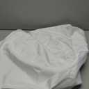 55x82 Inch Rectangle White Polyester Tablecloth, Table Cover, Stain and Wrinkle Resistant, Washable for Dining Table, Wedding Reception, Banquet, Party  