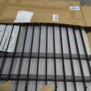 Garden Fence Animal Barrier with Gate, 10 Panels No Dig Dog Fence Outdoor | 32 in (H) x23.6ft (L) Rustproof Metal Outdoor for Yard, Patio