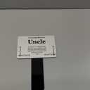 Uncle Memorial Remembrance Plaque Stake - Gold/Silver/Copper/Black & White, Waterproof, Outdoor, Grave Marker, Tribute, Plant Marker (Silver)