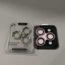 Tensea Camera Lens Protector Compatible for iPhone 17 Pro Max/17 Pro/15 Pro Max/15 Pro/16 Pro Max/16 Pro/14 Pro Max/14 Pro, Metal Tempered Glass Cover Camera Screen Protector Accessories, Case Friendly (Colorful)