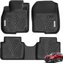 YITAMOTOR Floor Mats Compatible with Honda 2017-2022 CR-V, 1st & 2nd Row All Weather Protection, Black