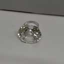 Hemoton 1pc Wedding Decoration 2.36Inch Alloy Glass Big Diamond Ring Romantic Proposal Wedding Props Home Ornaments Party Souvenirs