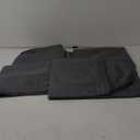 Sofa Cover Only. The Durable Fabric Karlstad Three Seat (Not Loveseat) Sofa Cover (Width: 205CM) Replacement Compatible for IKEA Karlstad 3 Seater Slipcover (Flax Polyester Darker Gray)