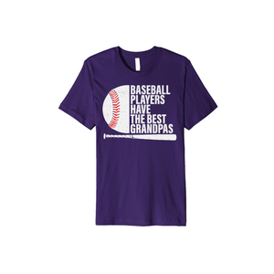 Baseball Grandpa Baseball Players Have Prettiest Grandpas Premium T-Shirt, Medium 