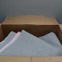 RUGSREAL 8x10 Washable Rug for Living Room Non-Slip Modern Abstract Area Rug Stain Resistant Large Bedroom Rug Contemporary Accent Throw Floor Carpet Solid Rug for Dining Room Home Decor, Pink