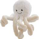 Cute Big Octopus Pillows,Interior Decoration Octopus Cushion,Soft Marine Animal Decorations (White, 15.7 inch)