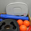Little Tikes Easy Score Basketball Set, Blue, 3 Balls - 23.75 x 22 x 61 inches