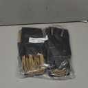 BagDream 50 Pack 3.5x2.4x6.7 Inches Small Kraft Paper Gift Bags with Handles Bulk Mini Party Favor Bags Candy Bags 100% Recyclable Black Paper Bag