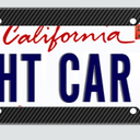 Black Carbon Fiber License Plate Frame, Waterproof Plastic Number Plate Frame Print Carbon Fiber Pattern for Man and Women (with Fasteners and Screws)