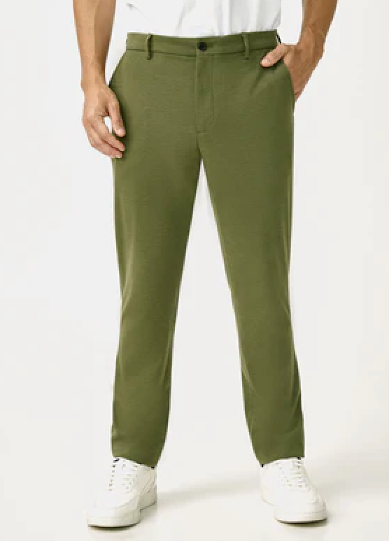 Mens Suit Pants Fashion Casual Slim Fit Stretch Business Work Pant Lightweight Comfy Straight Dress Trousers,  XXL