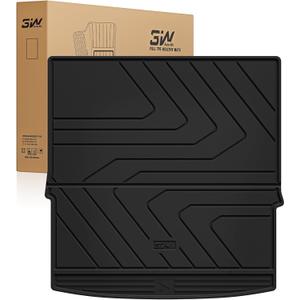 3W Cargo Liner Fit Mazda CX-50 2023 2024 2025 (Not for Hybrid), Trunk Mat TPE All Weather Liners CX 50 Accessories All Season Guard Odorless Anti-Slip Black