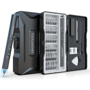 Mini Electric Screwdriver Set,55 in 1 Small Electric Screw Driver Kit with Magnetic Bits, Electric Precision Screwdriver, Screwdriver Set Kit Cordless Tool for Phone, Camera, Laptop, Watch