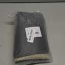 TV Remote Control Holder Couch Caddy, Non-slip Bedside Caddy Organizer with 5 Pockets for Key Glasses Phone Magazine Holders (Black, 35''x18'')