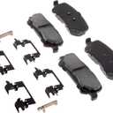 ACDelco Gold 17D1806CHF1 Ceramic Rear Disc Brake Pad Set