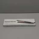 ANWA Titanium 1 Inch Flat Iron Hair Straightener, 2 in 1 Hair Straightener and Curler with 3D Floating Plates, Professional Hair straightening Iron with Negative Ion, Double Voltage