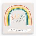 Lucy Darling Baby Memory Book  Little Rainbow | First 5 Years Journal & Photo Album | Gender-Neutral Milestone Keepsake for Baby Boy or Girl | New Mom Gift