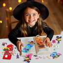 Halloween Crafts for Kids, 24 Pack Foam DIY Halloween Bookmarks Craft Kit, Ideal Halloween Party Favors,Trick or Treat Gifts,Classroom Activity Supplies