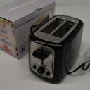 Toastmaster 2-Slice Cool Touch Toaster, black with stainless accent