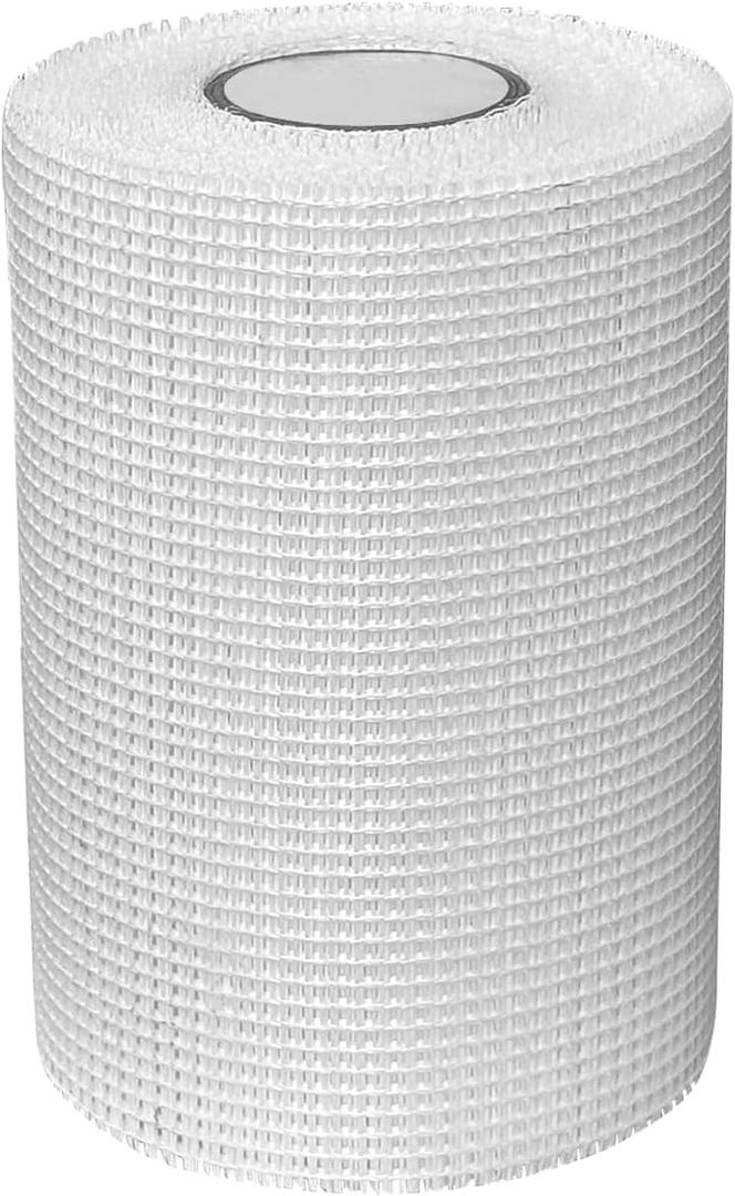 Acuteye Drywall Mesh Tape, 6IN X 90FT 100% Fiberglass 8 Mesh Drywall Repair Joint Tape Roll Self Adhesive for Patch Hole Wall Crack Seam