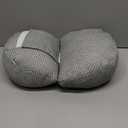Momcozy Portable Pregnancy Pillow W Shaped Maternity Support for Side Sleepers, Adjustable Travel Wedge Pillow for Back, Belly, and Hip Relief, Ideal for Pregnant Women, Deep Grey