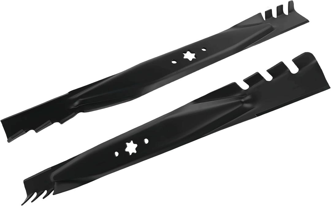 (2 Pack) 46 inch Mower Mulching Blades 942-04290 for Cut MTD/Cub Cadet/Troy-Bilt Replaces 942-04290-X 942-04244 742-04244 742-04290 942-04290 742-04290-X