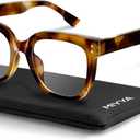 miyya Blue Light Glasses for Women & Men Oversized UV & Blue Light Blocker Chunky Frames, Stylish Eyewear Accessories (Tortoiseshell)