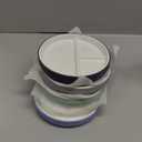 Elk and Friends Kids 7.8 Porcelain White Plates with Silicone Sleeves | Suitable for Babies/Toddlers | Microwave & Dishwasher Safe | Non Slip Dinnerware | Snack Dishes | 4 Pack (Blush/Lilac/Sage/MistyBlue)