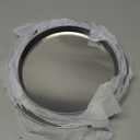 Stainless Steel Round Serving Tray 13.3 Inches Bar Silver Tray 2 Packs