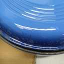 Lodge 6 Quart Enameled Cast Iron Dutch Oven with Lid  Dual Handles  Oven Safe up to 500 F or on Stovetop - Use to Marinate, Cook, Bake, Refrigerate and Serve  Blue