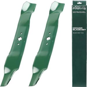 UDC Parts 942-0610A Mulching Blades Replacement for Cub Cadet Yard Machines MTD Bolens Troy Bilt Huskee LT3800 Murray M115-38 38 Inch 742-0610 742-0610A 7420610 942-0610 GW-7420610 33020/2 Pack