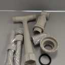 Pool Fountain for Above and In-Ground Pools, Dual Spray Waterfall Sprinkler Fountain, Above Ground Pool Accessories, Adjustable Waterfall Cooling and Relaxation (Gray)