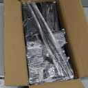 bukfen Over The Door Shoe Organizer,6-Tier Adjustable Door-Mounted/Wall-Mounted Shoe Rack,Heavy-Duty Metal Storage for Closet Door,Black,1 Pack