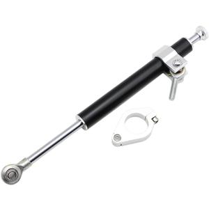 Dreamseek 13"(330mm) Universal Motorcycle Steering Damper for Harley Honda Yamaha Kawasaki Suzuki Aprilla KTM BMW Ducati Sportster Touring Scrambler Stabilizer CNC Aluminum (Black)