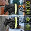 HOZELIN Outdoor Faucet Covers for Winter Freeze Protection 2Pack, 5.9" W x 8.25" H Heavy Duty Waterproof Insulated Spigot Covers for Outside Taps & Hose Bibs, Frost Proof, Easy Install (Black)