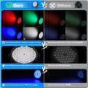 BETOPPER LED Par Lights 54 x 1.5W, RGB Stage Lights DMX DJ Lighting Sound Activated with Stand, Strobe Light & Wash Par Lighting DMX for Parties, Church, Wedding, Bars, 4 Pack
