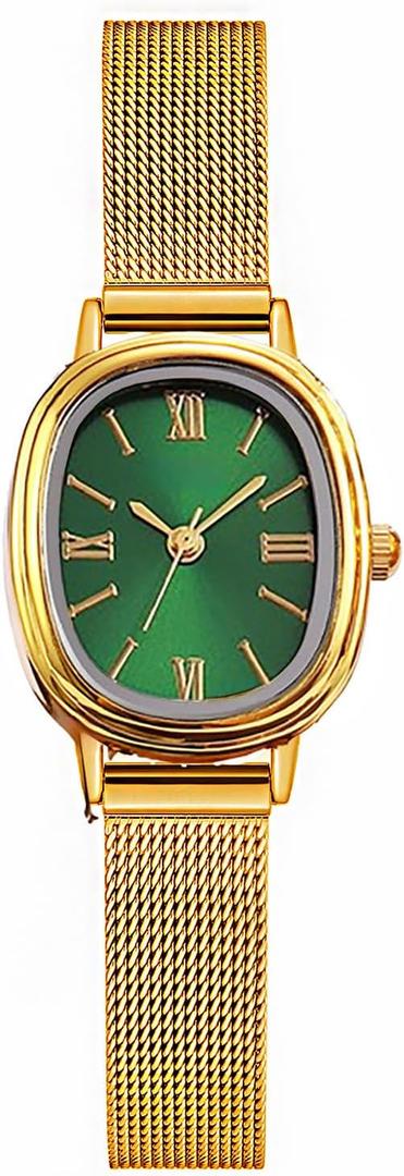 BESTKANG Women Watches Stainless Steel Mesh Strap Waterproof Quartz Wristwatch Fashion Oval Women's Bracelet Watch