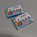 2 x Stocking Stuffers for Teens Boys Gifts for Men Adults: Lazy Cell Phone Stand Unique Gesture Phone Holder for Desk Gifts for Teenager Girls Women Cool Gadget Funny Christmas White Elephant Gag Gifts (Black)