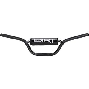 JFG RACING 22mm Pit Bike Handlebar Universal Motorcycle Handlebar Set with Crossbar and Bar Pad for Pit Dirt Bike ATV Quad Motocross Black