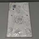 2 Pack Christmas Activity Paper Tablecloth - Santa Claus Snowman Gnome Color-in Disposable Tablecover for Kids Winter Holiday Birthday Party Decoration 54X108 Inch