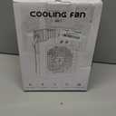 Portable Air Conditioners,4-in-1 Evaporative Air Cooler with 3 Speeds, 3 Modes & 7 LED Light Cooling Fan with Remote, 2-8H Timer, 1200ML Personal Mini Air Conditioner for Bedroom and Office