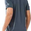 NORTHYARD Men's UPF 50+ Sun Protection Shirts Swim SPF UV Quick Dry Short Sleeve T-Shirts for Athletic Fishing Rash Guard (Gray, XL)