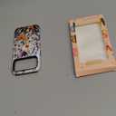 for iPhone 17 Pro Case, Wireless Charging Compatible,Dual-Layer Protection with Cute Wildflower Design, Soft Silicone + Hard Shell, Chic Phone Cover for Women - Vibrant Defined Blossoms