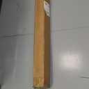 Juexica 1 Pcs Natural Bamboo Wall Panel for Interior Wall 48'' x 96'' Bamboo Covering Renewable Pole Wainscoting Room Divider Decor for Bedroom Living Room Kitchen Island Office (Carbonized)